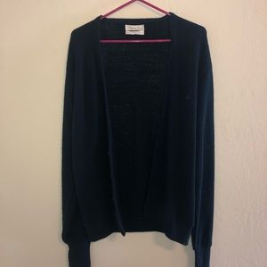Christian Dior large navy blue cardigan